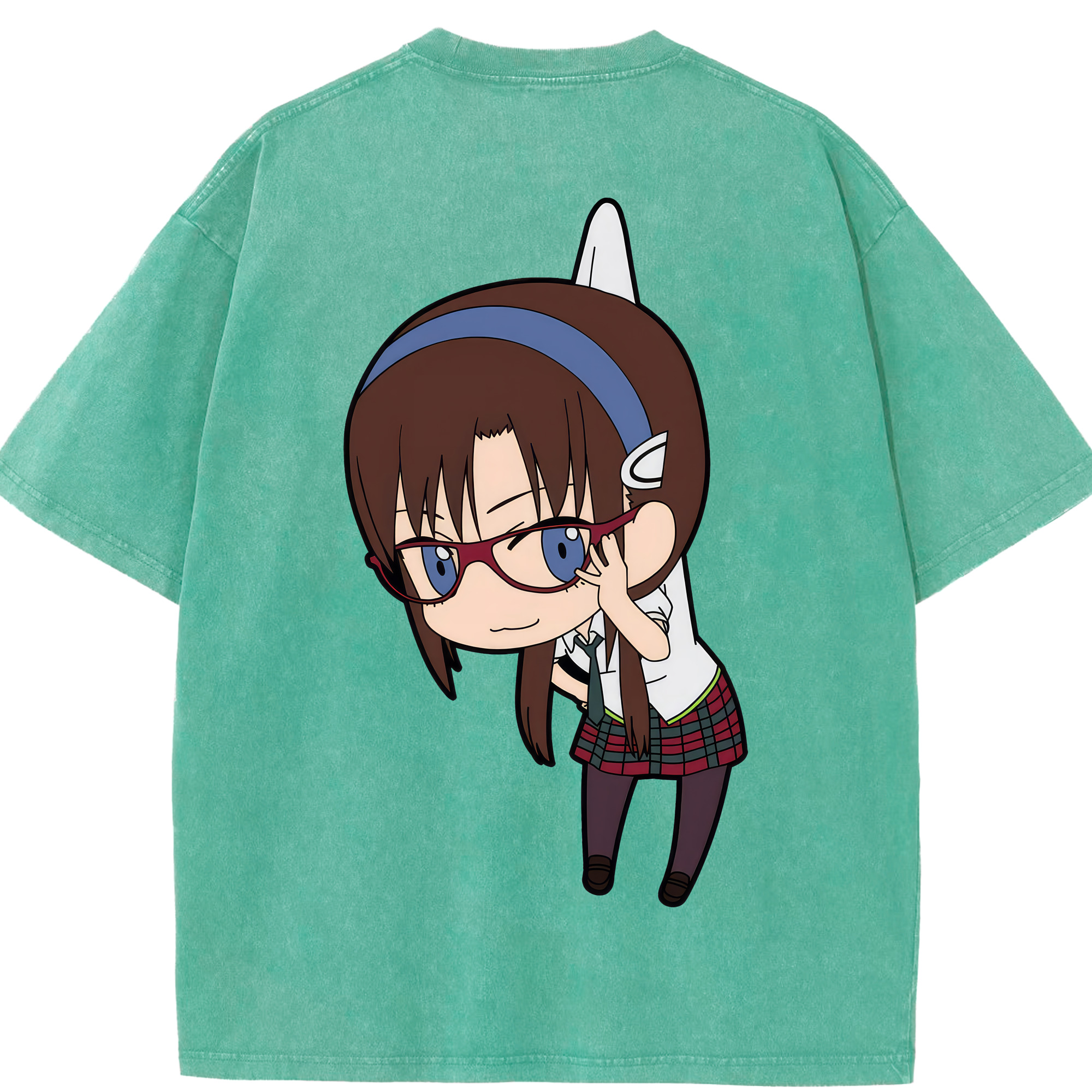 （画像用） EVA 新世紀エヴァンゲリオン 綿100% ヴィンテージ風 半袖Tシャツ（背面プリント）